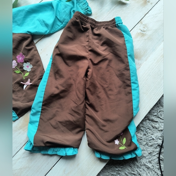 Cradle Togs Toddler Girls Vintage Jogger Outfit Pants Jacket Size 24 Months - Picture 3 of 7